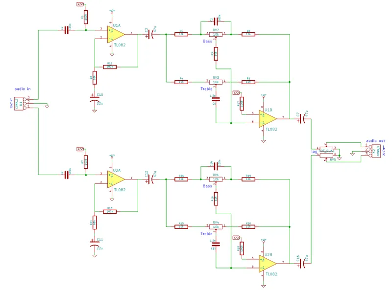 Audio Vorverstärker + Klangregelung